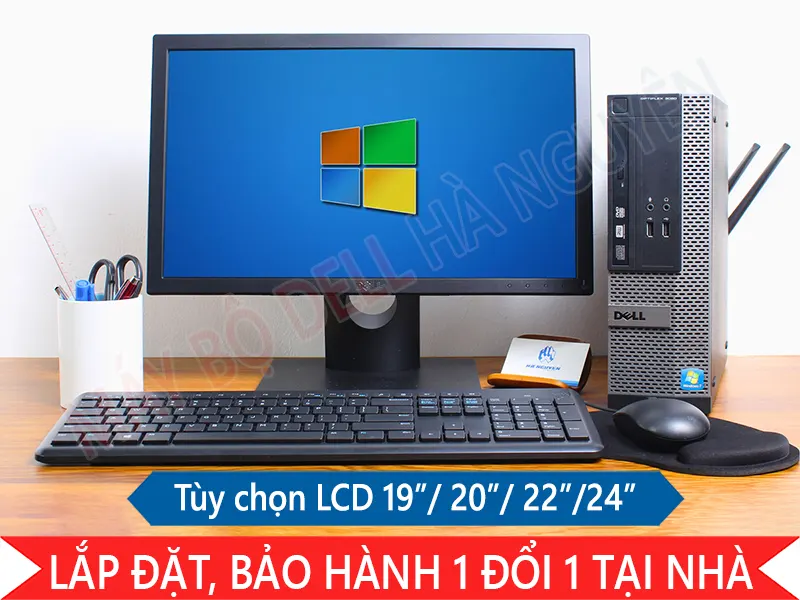 Trọn bộ PC Dell 4th Gen giá rẻ ✓ Bán hàng, Học Tập | HN-01