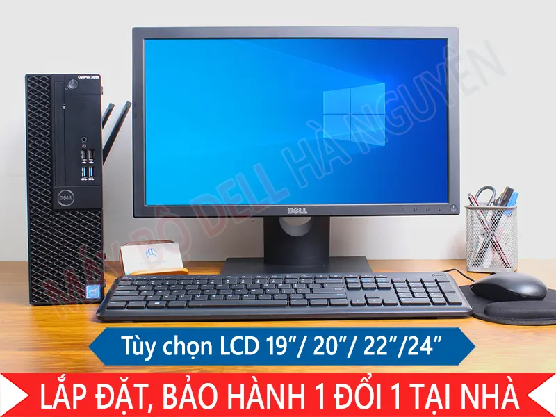 Bộ máy tính Dell 8,9th Gen ✓ Văn Phòng, Kế Toán, Game, Đồ Họa cơ bản | HN-04