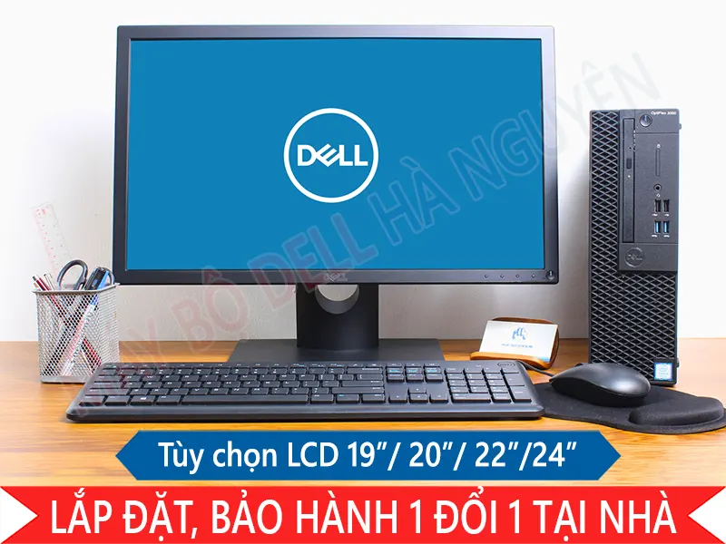 Bộ máy tính Dell 8,9th Gen ✓ Văn Phòng, Kế Toán, Game, Đồ Họa cơ bản | HN-04