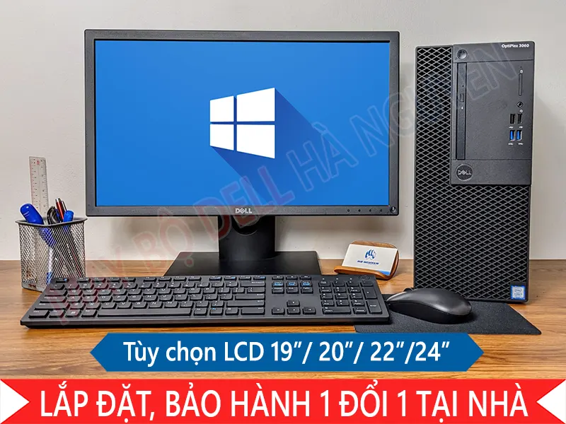 Bộ máy tính Dell 8,9th Gen ✓ Văn Phòng, Kế Toán, Game, Đồ Họa cơ bản | HN-04